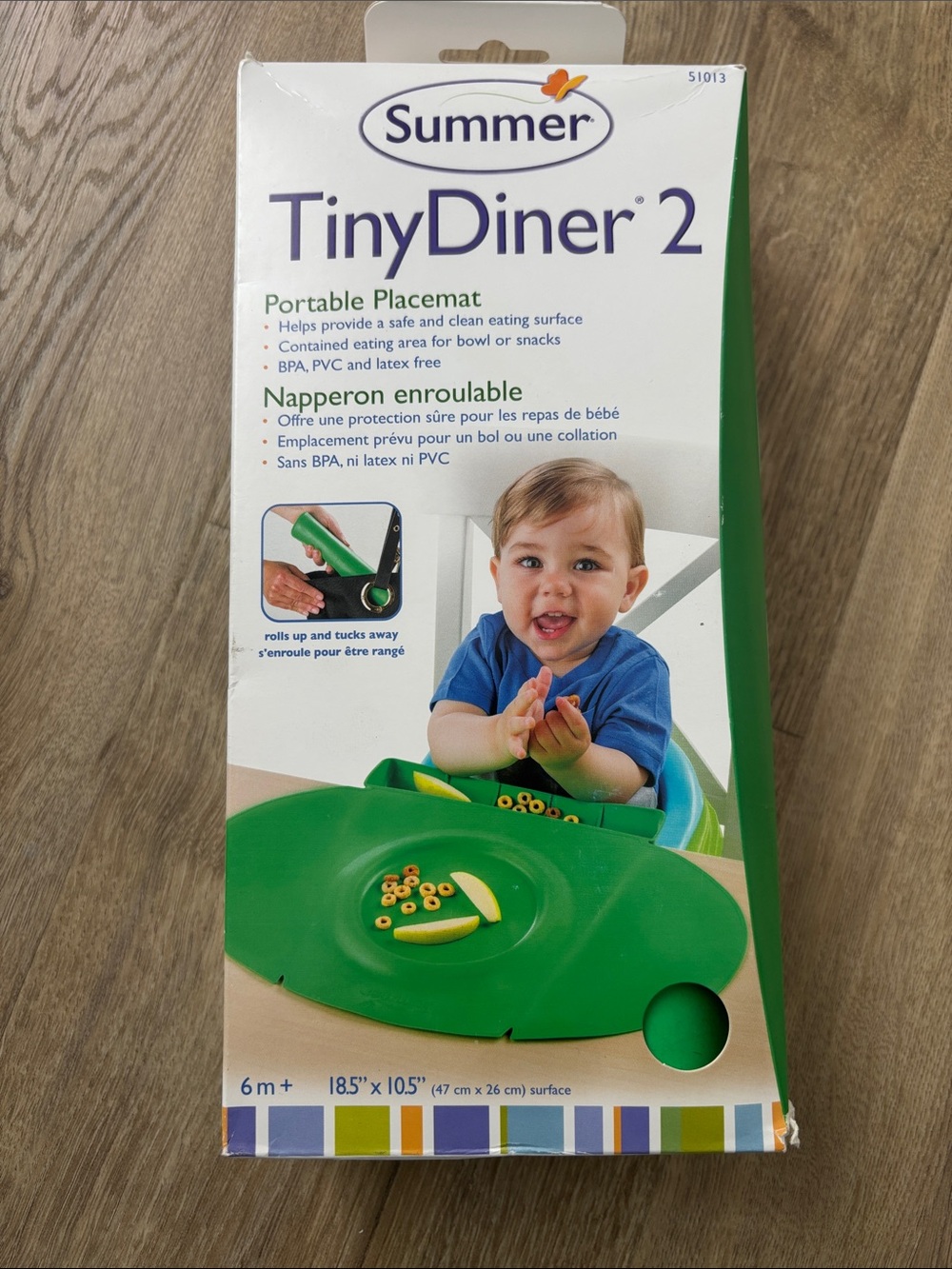 Summer Tiny Diner 2 Portable Placemat - Green
